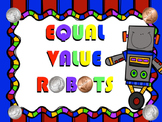 Equal Value Robots (Counting Coins)