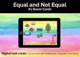 Equal and Not Equal #1, Boom Cards, Distance Learning