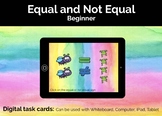 Equal and Not Equal, Boom Cards, Distance Learning