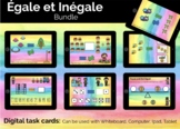 Equal and Not Equal French Bundle, Boom Cards, Distance Learning