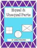 Equal and Unequal Parts Foldable and Activities