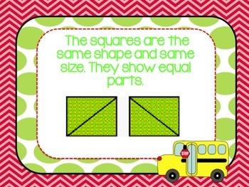 Equal and Unequal Parts Fraction Powerpoint by Teacher Tired | TpT