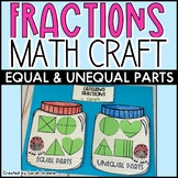 Fractions Craft for Equal and Unequal Parts