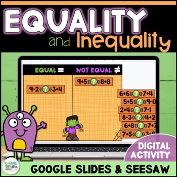 Preview of Equality & Inequality Addition & Subtraction Missing Number Fall Activity