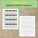 Equation Cards for Students Up to Billions place