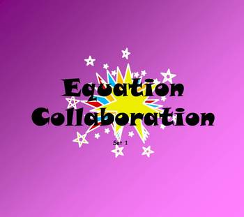 Preview of Equation Collaboration set 1
