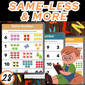 Preview of Equation Exploration: SAME, LESS, MORE Activities Worksheets