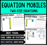 Equation Mobiles - Two Step Equations