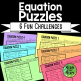Solve Multi Step Equations Worksheets Puzzles Activity