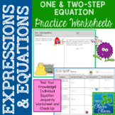 One and Two - Step Equation Practice