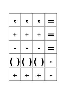 Preview of Equation Symbols