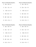 Equation and Expression Math Centers