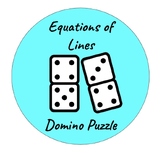 Equation of Lines Domino Puzzle