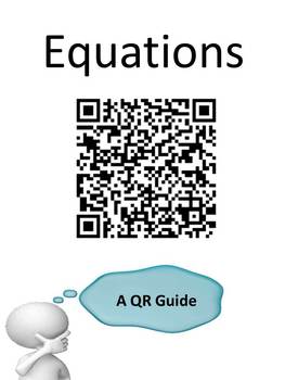 Preview of Equations - A Classroom/Study Guide Using QR Codes