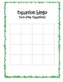 Equations Bingo Packet
