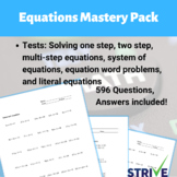 Equations Complete Mastery Pack