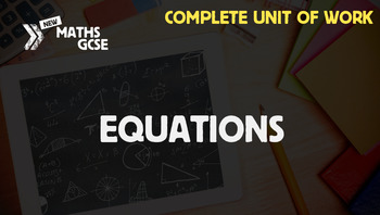 Preview of Equations - Complete Unit of Work