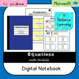 Equations Digital Notebook (VA SOL 6.13) Videos- Distance 