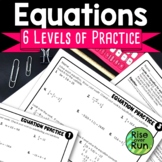 Equations Error Analysis Practice Worksheets