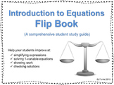 Equations Flip Book
