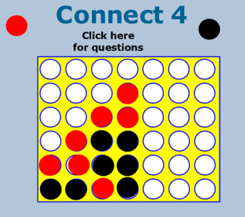 Preview of Equations, Inequalities, and Practical Problems Connect 4 SOL 7.12 and 7.13