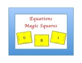 Equations Magic Squares 7EE4