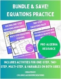 Equations Practice Bundle