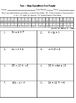Equations - Solving Two-Step Equations Fun Puzzle Worksheet TWO | TpT