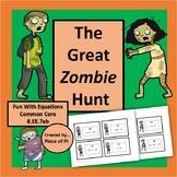 Equations Task Cards Activity Fun Zombie Hunt Common Core 8.EE.7