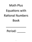 Equations Unit Book