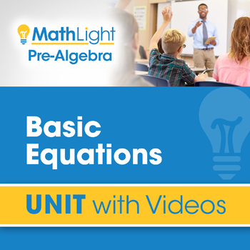 Preview of Equations | Pre Algebra Unit with Videos