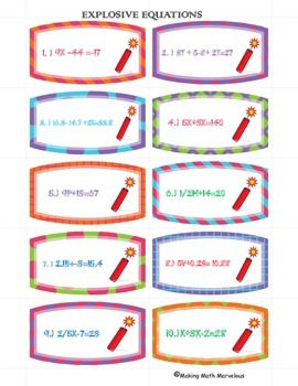 Preview of Equations and Adding Like Terms