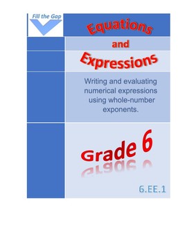 Preview of Writing and Evaluating Numerical Expressions