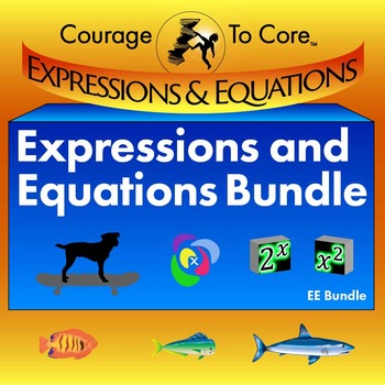 Preview of Expressions and Equations (EE) Bundle