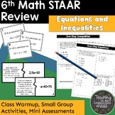 Equations and Inequalities 6th Grade Math STAAR Review