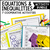 Equations and Inequalities Activity Bundle | Multi-Step Eq