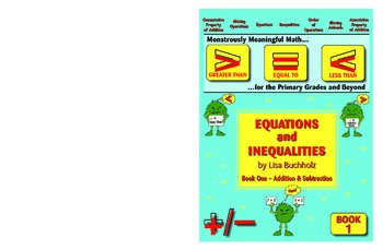 Preview of Equations and Inequalities: Book One