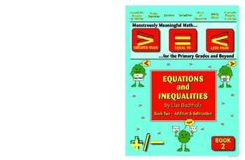 Preview of Equations and Inequalities: Book Two