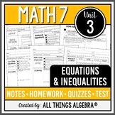 Equations and Inequalities (Math 7 Curriculum - Unit 3) | 