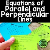 Writing Equations for Parallel and Perpendicular Lines Activity