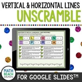 Equations of Vertical and Horizontal Lines Activity for Go