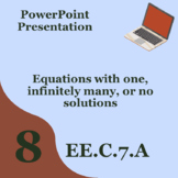 Equations with one, infinitely many, or no solutions Power