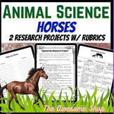 Equestrian & Horse Breed Research Poster Projects W/ Rubrics