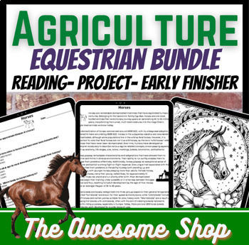 Preview of Equestrian Horse Bundle for Agriculture, FFA, 4H