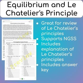 Preview of Equilibrium - Le Chatelier's Principle Practice