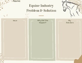 Equine Industry Problem and Solution Worksheet