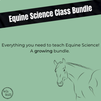 Preview of Equine Science Class Bundle