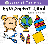 Equipment Land Clipart Design by Sheep IN The Wind