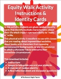 Equity Walk Instructions, Identity Cards, & Reflection