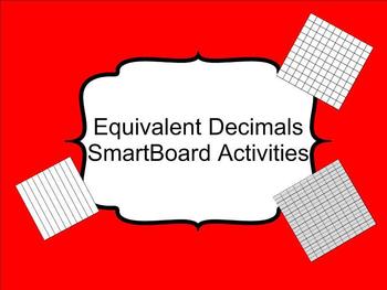 Preview of Equivalent Decimals SmartBoard Lesson